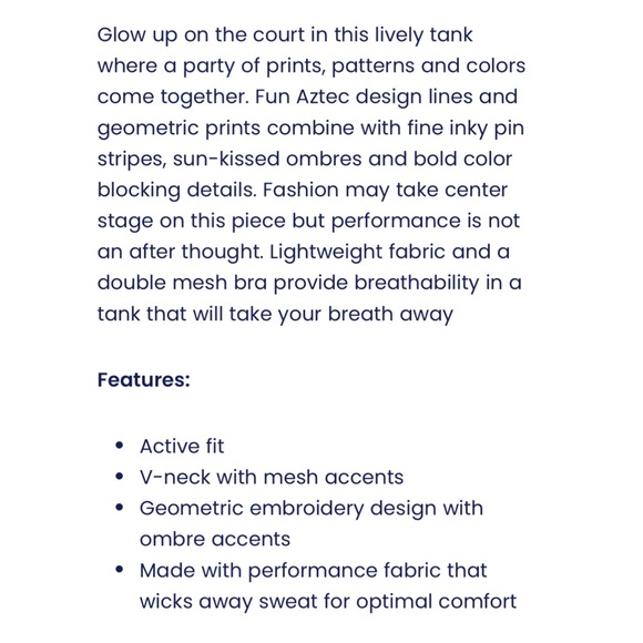 Lucky in Love Santa Fe Glow Tank - Picture 13 of 14